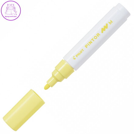 Pintor, PO, Medium, akrylový popisovač pastelová žlutá