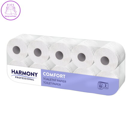 Toaletní papír Harmony, 2-vrstvý, 10 ks/ bal