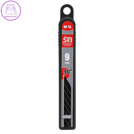 Náhradní čepele 9 mm /30° M&G černé (6 ks)