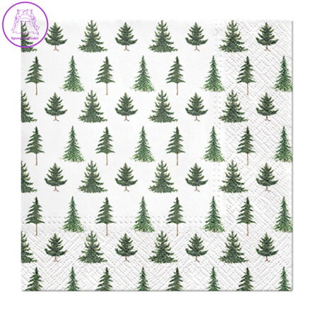 Ubrousky PAW L 33x33cm Conifer Forest
