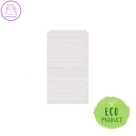 Lékárenské papírové pytle bílé 11 x 17 cm /3000ks/