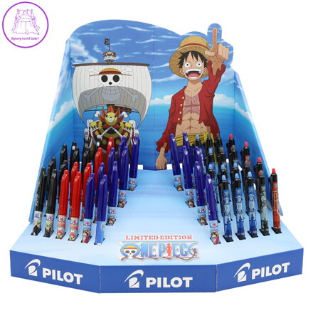 Roller gel/guma PILOT Frixion Ball/Clicker/"NARUTO"/mix/rack 48 ks