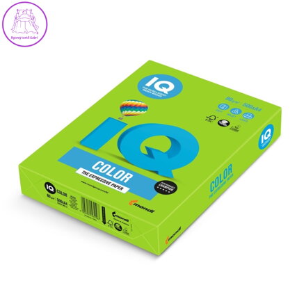 Kopírovací papír A4 IQ 120g color májovo-zelený