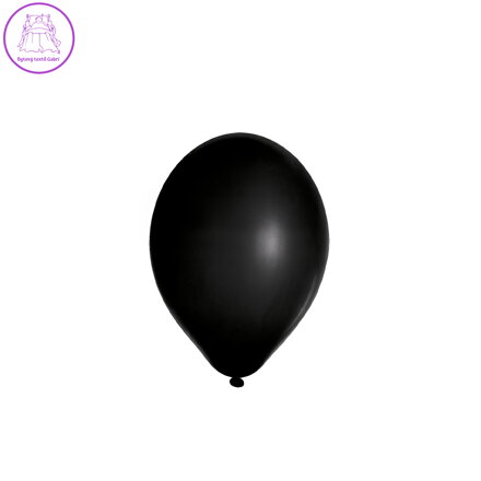 Balón M 25 cm, černý / 10ks /