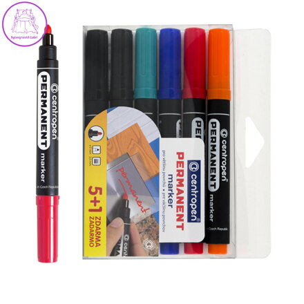 Popisovač CENTROPEN  Marker, 6ks, sada