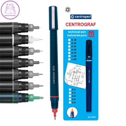 Pero technické CENTROPEN Centrograf 9070/1 bl/ 1,40