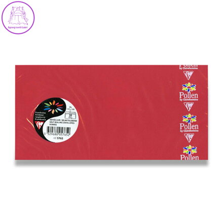 Obálka CF - DL korálová samolep. 120g. (20ks)