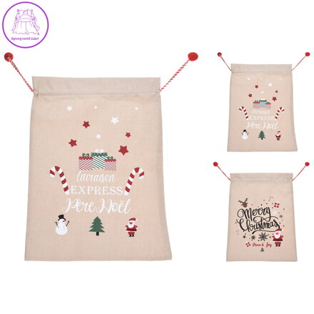 Pytel na vánoční dárky 50x70 cm (mix /cena 1ks)