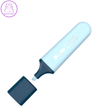 Zvýrazňovač CENTROPEN 6252 Style Pastel (klínový hrot 1-4,6 mm) - tyrkysová