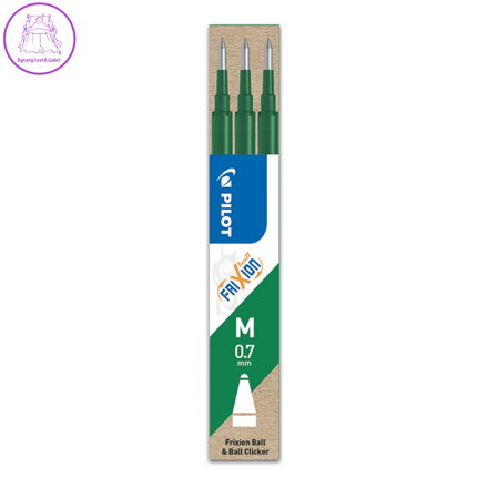 Náplň gumovací PILOT Frixion 0,7 mm/3 ks - zelená