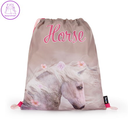 Sáček na cvičky kůň romantic