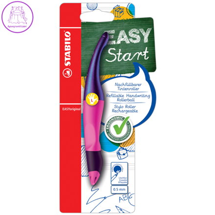 Roller kuličkový STABILO EASYoriginal Holography pro leváky, růžový