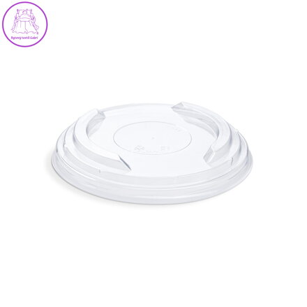 Víčko (rPET) průhledné pro papírovou misku O150mm [50 ks]