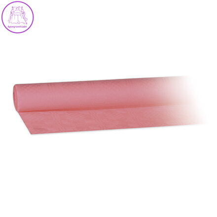 Obrus papírový rolovaný 8 x 1,20 m, růžový