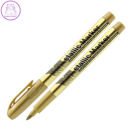 Popisovač M&G Metallic Marker, zlatý