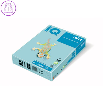 Kopírovací papír A4 IQ 80g color středně modrý
