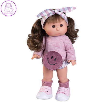 Panenka Iris s kabelkou 38 cm