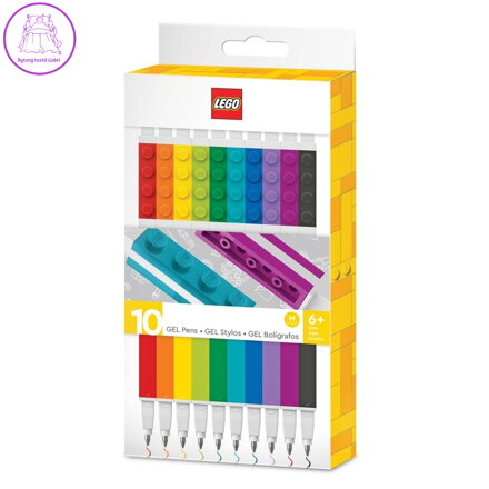 LEGO Gelová Pera, mix barev - 10 ks