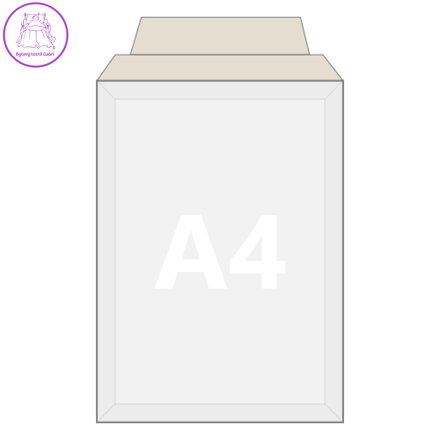 Obálka kartonová - formát A4, 1 ks