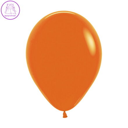 Balón Solid 25 cm, oranžový /100ks/