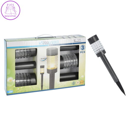 Sada solárních svítidel pro zapíchnutí do země