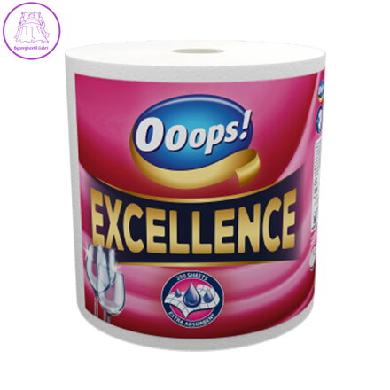 Papírové utěrky OOOPS! Excellence 3 vrstvy, 250 útržků