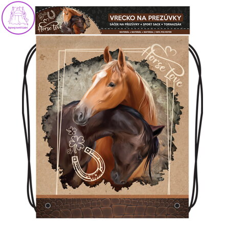 Kapsa na přezůvky s potiskem - Seria 5 - Horse Love