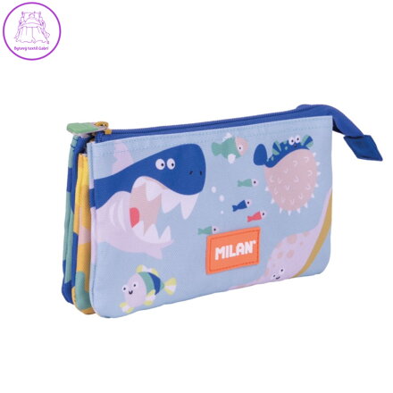 Pouzdro na pera MILAN 5-kapesní, séria Blue Odyssey