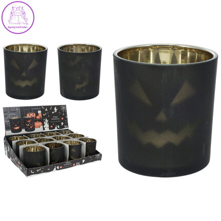 Svícen na čajovou svíčku 7x7 cm Halloween