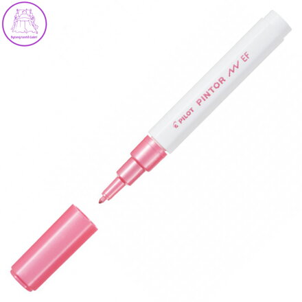 Pintor, PO, Extra Fine, akrylový popisovač metalická růžová