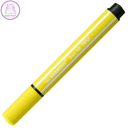 Fix vláknový STABILO Pen 68 MAX citrónovo žlutý