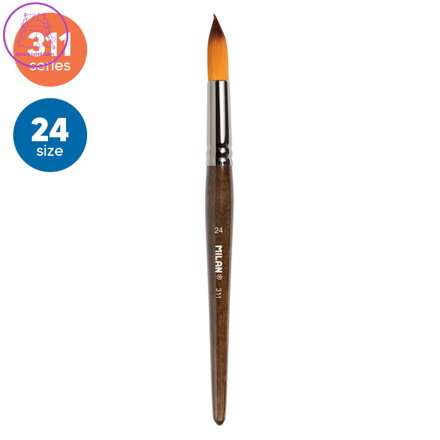 Štětec kulatý MILAN č. 24 - 311