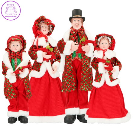 Čtyři vánoční koledníci 68 cm