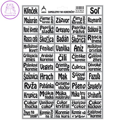 Samolepky na kořenky - art deco