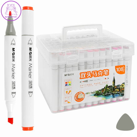 Fixy M&G Student Artist oboustranné, sada 108 ks