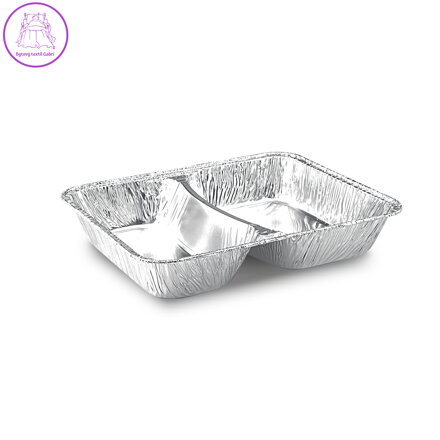 Menu mísa Alu 2dílná 22,7 x 17,7 x 3,9 cm, 100 ks