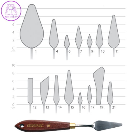 Malířská špachtle JUNIOR č. 12