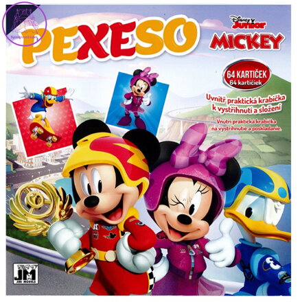 Pexeso v sešitě JM Mickey