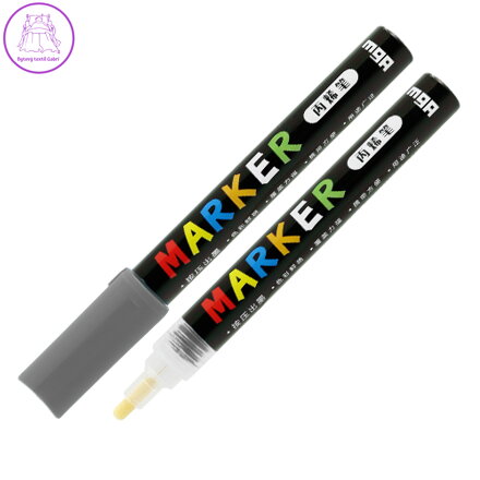 Popisovač akrylový M&G Acrylic Marker 2 mm, Dark Grey S911