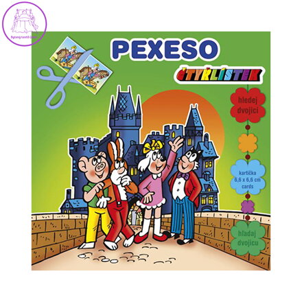 Pexeso Akim - Čtyřlístek s Maxi kartičkami