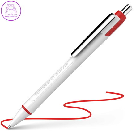 Guľôčkové pero Schneider Slider Xite Bio - červená náplň