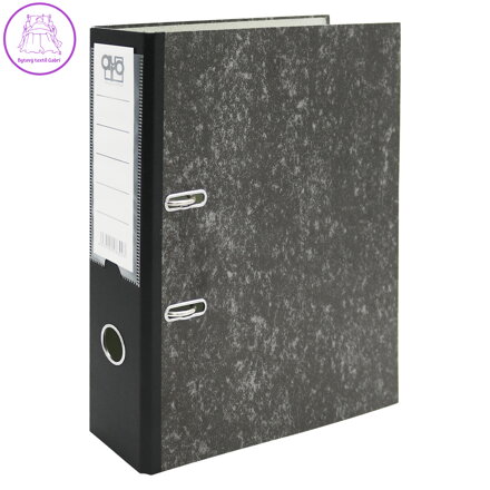 Pořadač AURO A4 pákový 7,5 cm - mramorový černý