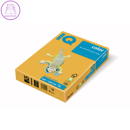 Kopírovací papír A4 IQ 160g color slunečno-žlutý