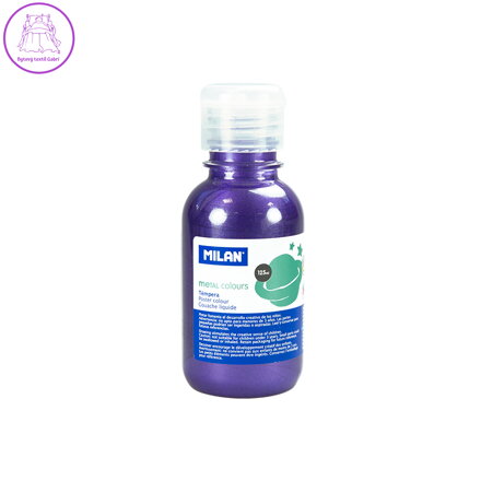 Barva temperová 125ml metalická fialová