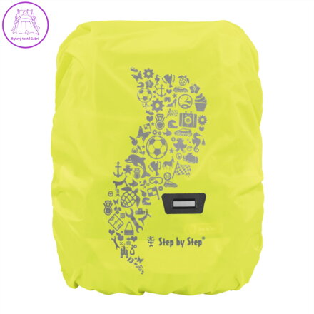 Pláštěnka pro školní aktovku nebo batoh, žlutý