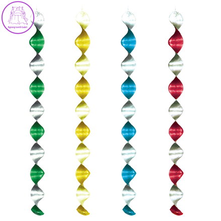 Spirály lesklé 60 cm (4 ks v bal.)