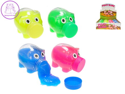 Professor Slime sliz prasátko 9cm 4barvy 12ks v DBX