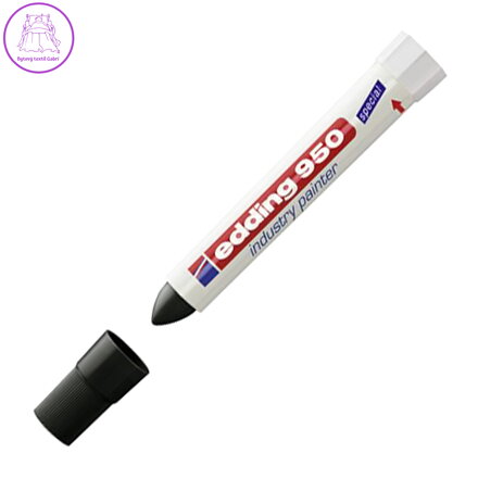 Popisovač voskový Edding 950 černý, průmyslový