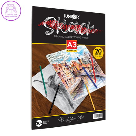 Blok na malování a skicování Sketch - A3 PREMIUM 20 listový, 110g/m2