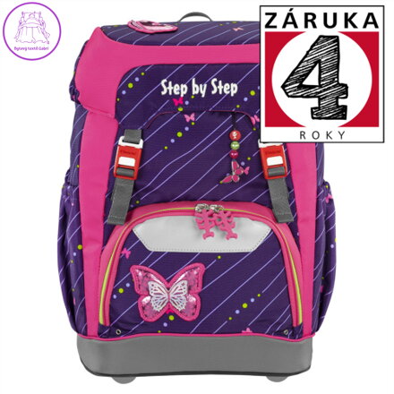 Školní taška Step by Step GRADE Třpytivý motýl